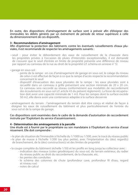 Règlement d'assainissement collectif - Strasbourg