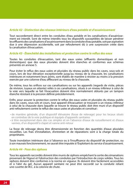 Règlement d'assainissement collectif - Strasbourg