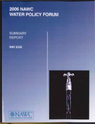 2006 nawc water policy forum participants