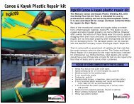 Canoe & Kayak Plastic Repair kit hgk109 - ThomasNet