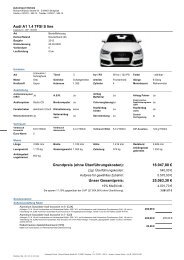 Audi A1 1.4 TFSI S line Grundpreis (ohne ... - A1talk.de