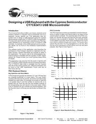 Designing a USB Keyboard with the Cypress Semiconductor ...