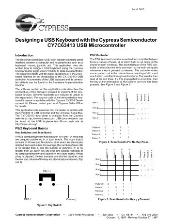 Designing a USB Keyboard with the Cypress Semiconductor ...