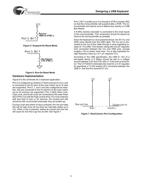 Designing a USB Keyboard with the Cypress Semiconductor ...