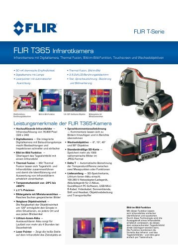 FLIR T365 Infrarotkamera - FLIR  Systems