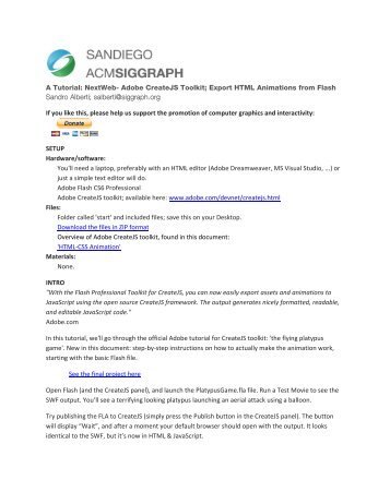 A Tutorial: NextWeb- Adobe CreateJS Toolkit; Export ... - fen-om data