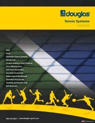 Tennis Catalog - Douglas Sports Nets and Equipment