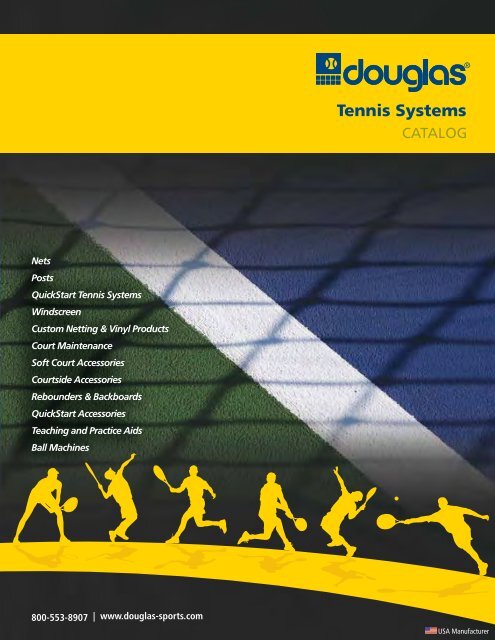 Tennis Catalog - Douglas Sports Nets and Equipment
