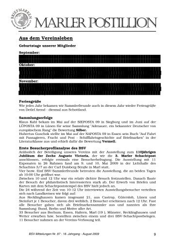 Mitteilung 87 - Marler-philatelisten.de