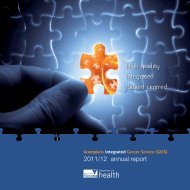GICS 2011/12 annual report - Grampians Integrated Cancer Service