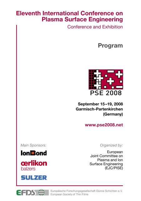 Program - PSE Conferences