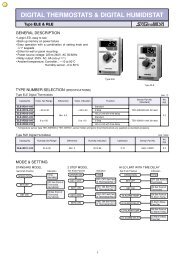 Digital Thermostat and Humidistat - Ecotherm