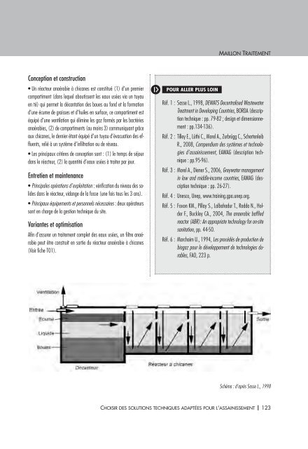 Choisir des solutions techniques adaptées pour l'assainissement ...