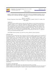 Vol 5 _1_ - Cont. J. Environ. Sci. - Wilolud Journals