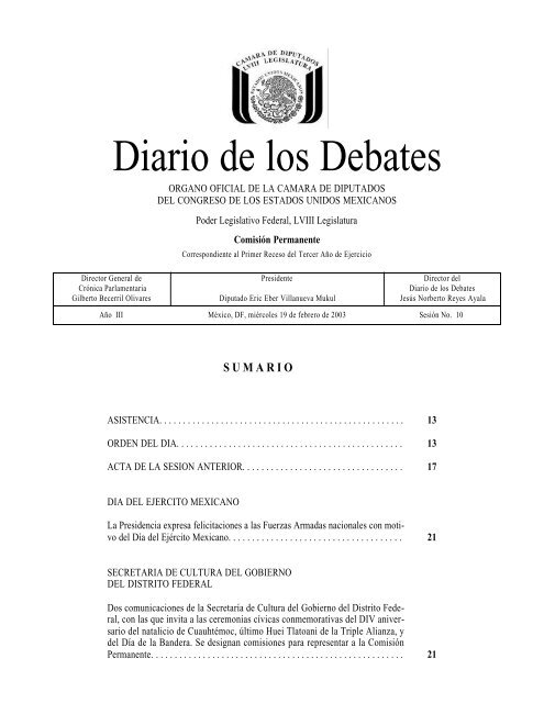 Diario de los Debates