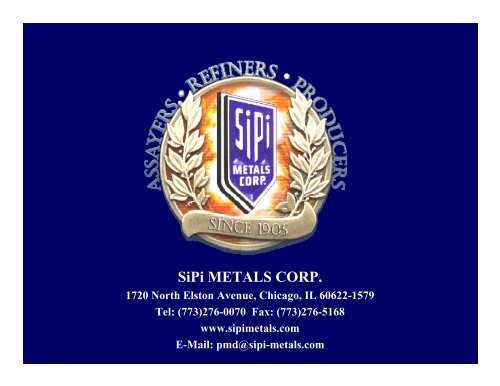 SiPi METALS CORP. - Recycling Today