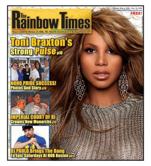 Toni Braxton S The Rainbow Times Toni Braxton S The Rainbow Times