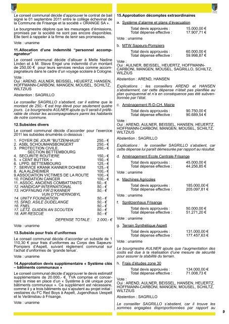 2012 / 1 - Administration-Communale-de-Frisange