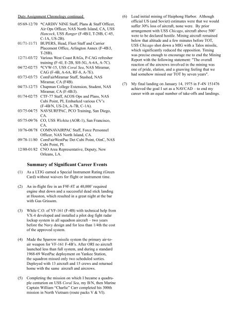 Roger E. Sheets, CAPT USN (Ret.) Duty Assignment Chronology