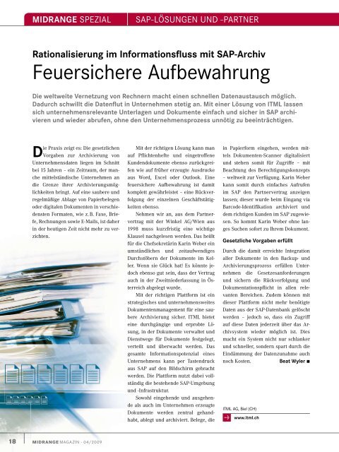 Aufstieg in die erste Liga - Midrange Magazin