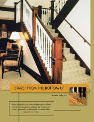 Stairs - Woodwork Institute