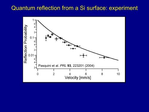 Quantum reflection of ultracold atoms from semiconductor surfaces