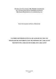 fatores determinantes da qualidade de vida no trabalho de ...