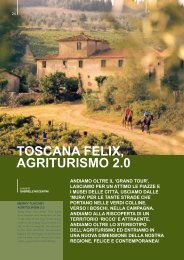 TOSCANA FELIX, AgRITURISmO 2.0 - TXTmagazine