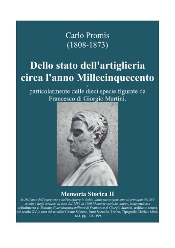 PROMIS Carlo Stato dell artiglieria circa l'anno 1500.pdf