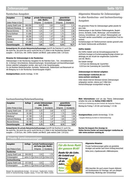 Preisliste Nr. 22