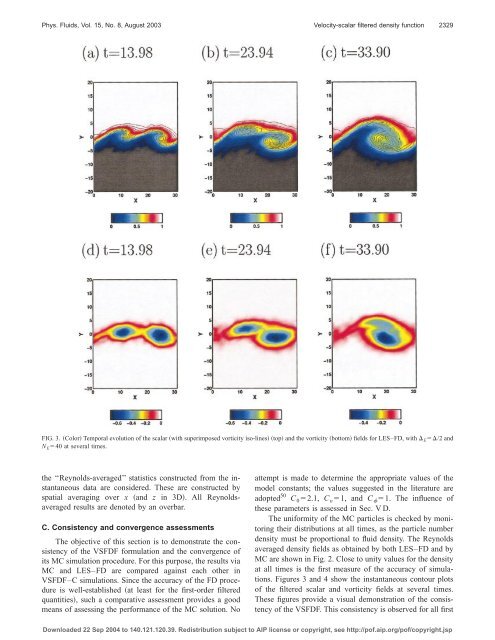 Velocity-scalar filtered density function for large eddy simulation of ...