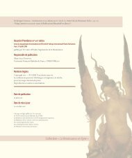 Collection « La Renaissance en ligne » - UMR 6576 - CESR