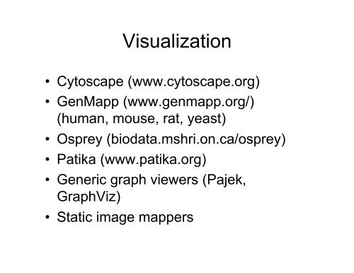 Protein-Protein Interactions, Networks and Pathways - Chagall