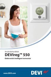 DEVIregâ¢ 550 - Danfoss.com