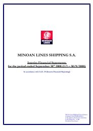 MINOAN LINES SHIPPING S.A.