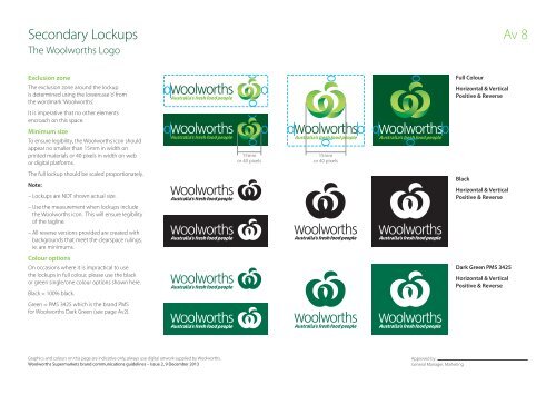 Download - Woolworths wowlink