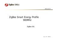 ZigBee Smart Energy Profileの解説と 日本の900MHz帯の動向