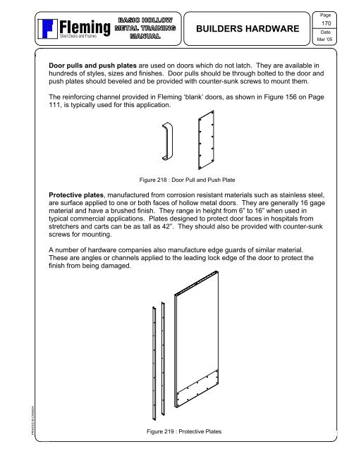 Steel Doors & Frames - Fleming Door Products