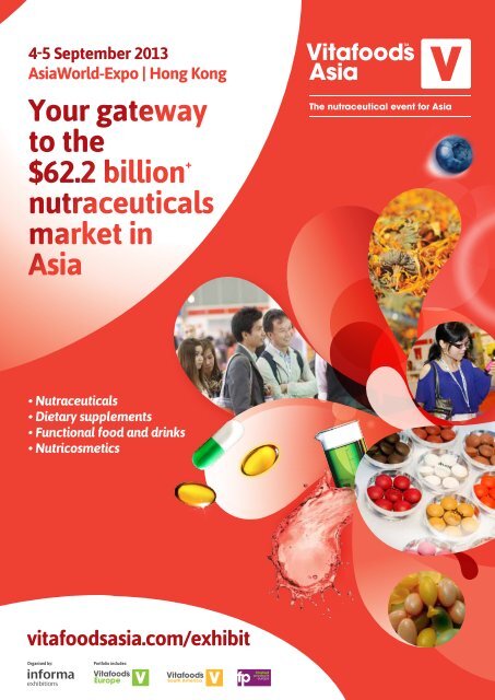 Download the exhibition brochure here - Vitafoods Asia