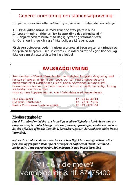 katalog til print - Dansk Varmblod