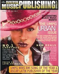 THE UMPG ISSUE - Universal Music Publishing