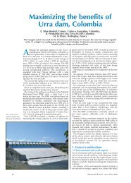 Maximizing the benefits of Urra dam, Colombia - Hydroplus