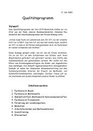Qualitaetsprogramm 2003.pdf - Carl-Orff-Realschule