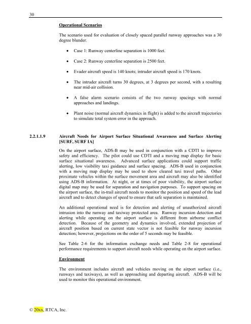 Minimum Aviation System Performance Standards for Aircraft ...