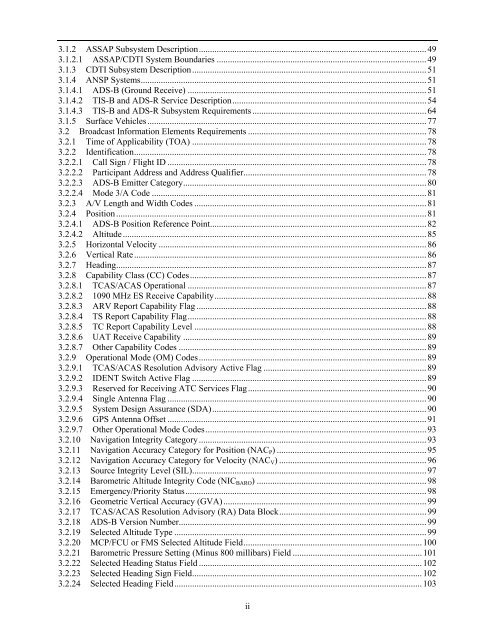 Minimum Aviation System Performance Standards for Aircraft ...