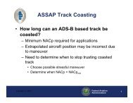 ASSAP Track Coasting - Federal Aviation Administration - Home ...