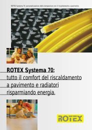 ROTEX Systema 70: tutto il comfort del ... - Esedra ENERGIA