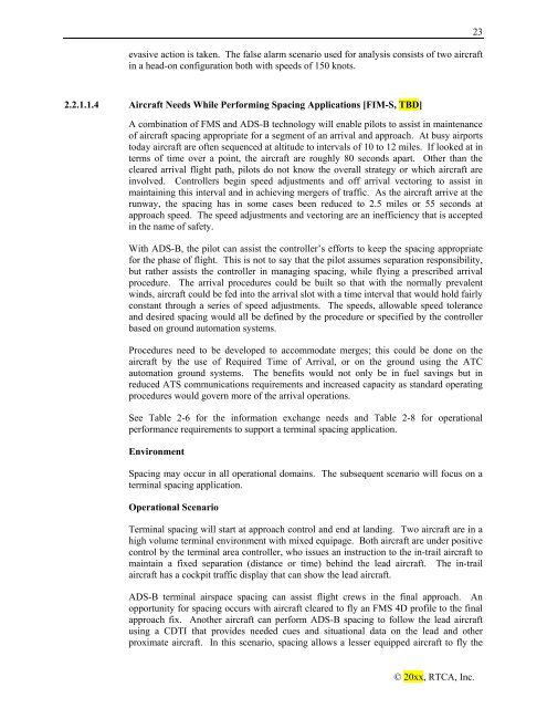 Minimum Aviation System Performance Standards for Aircraft ...