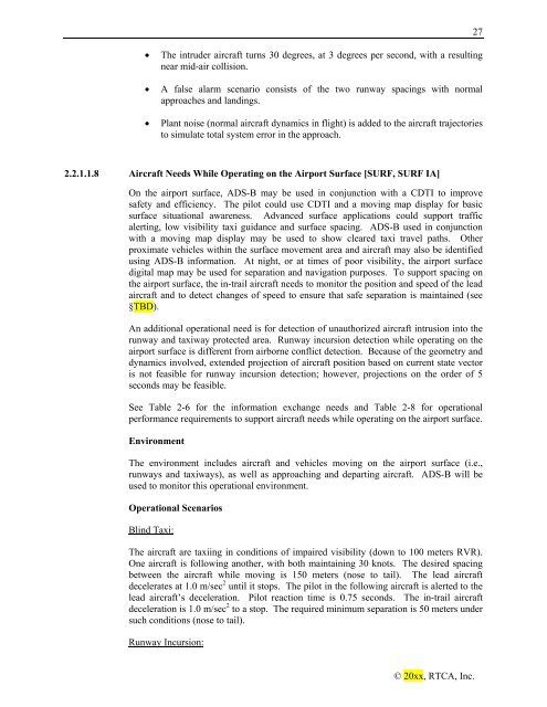 Minimum Aviation System Performance Standards for Aircraft ...