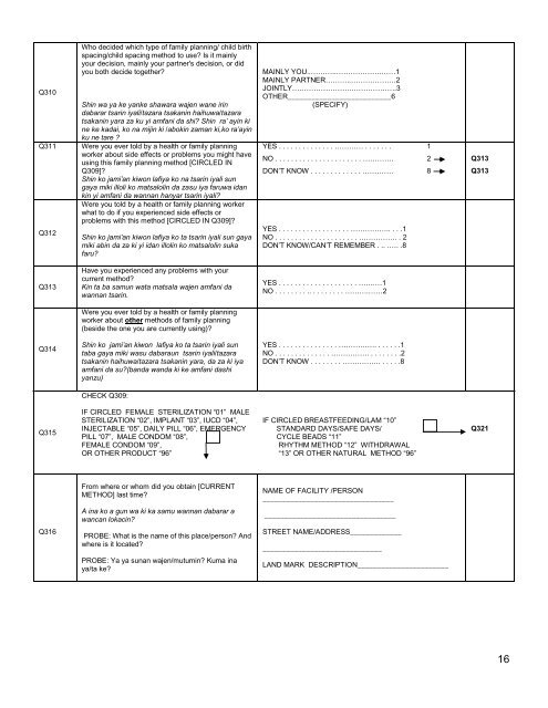 Questionnaire - Measurement, Learning & Evaluation Project